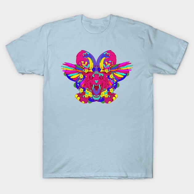 Psychedelic animal mashup alt T-Shirt by Fizzybubblech